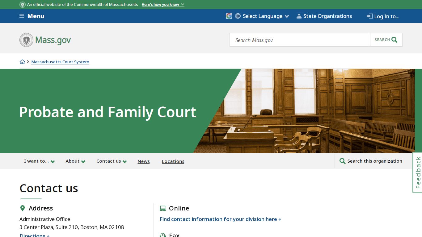 Probate and Family Court | Mass.gov